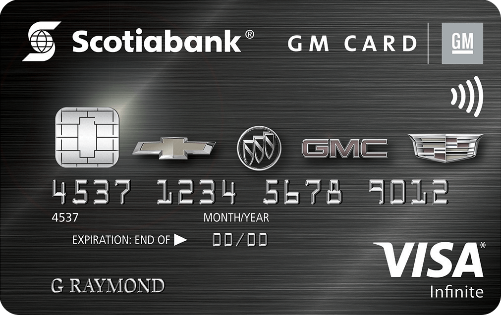   Scotiabank® GM®*  Visa Infinite